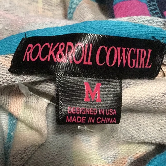 NWOT Rock & Roll Cowgirl junior size medium aztec - Picture 4 of 8